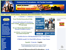 Tablet Screenshot of homeschool-evaluations.com